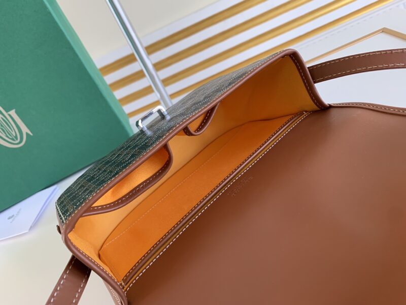 Replica Goyard Belvedere Brown - 1:1 designer replica handbag