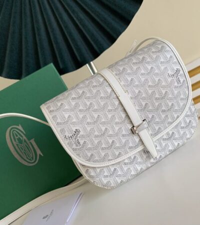 Replica Goyard Belvedere White - top-rated replica designer bag