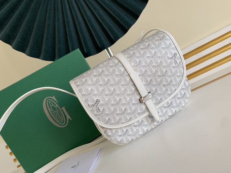 Replica Goyard Belvedere White - top-rated replica designer bag