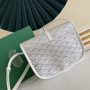 Replica Goyard Belvedere White - high-accuracy replica luxury purse