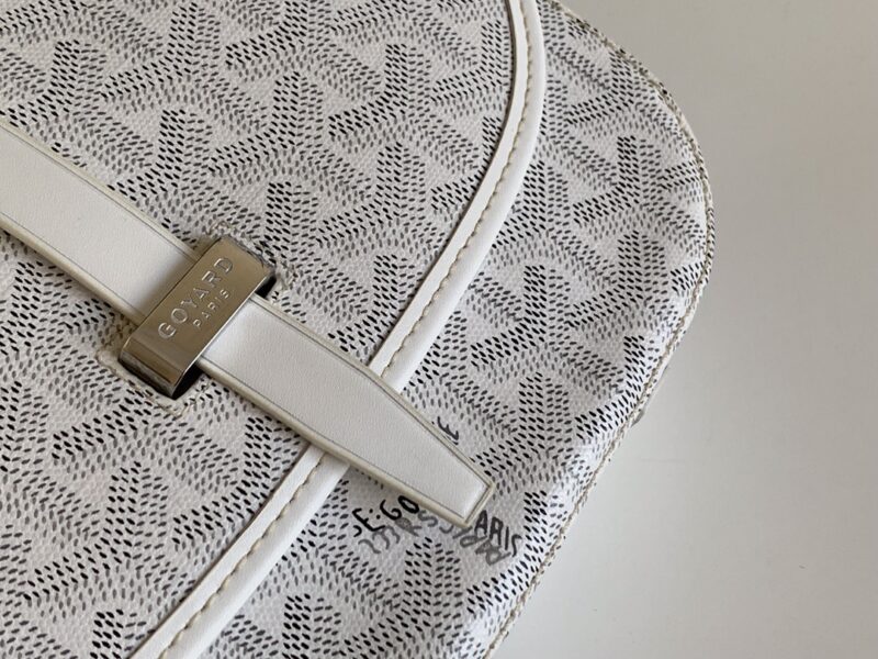Replica Goyard Belvedere White - realistic designer-inspired fake bag