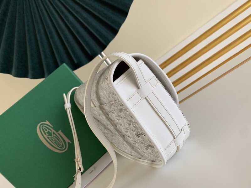 Replica Goyard Belvedere White - near-authentic luxury replica handbag