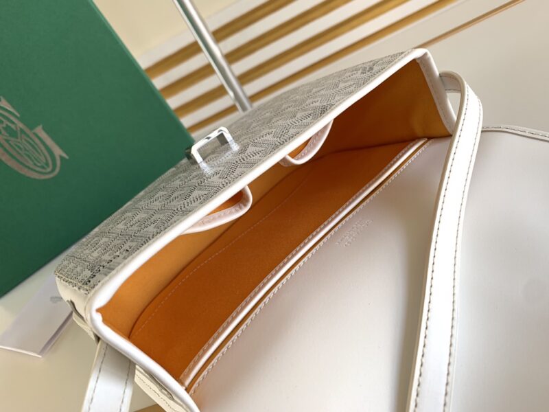 Replica Goyard Belvedere White - ultra-realistic fake designer tote