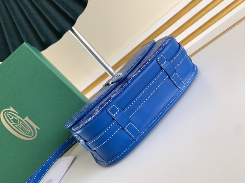 Replica Goyard Belvedere Blue - realistic designer-inspired fake bag
