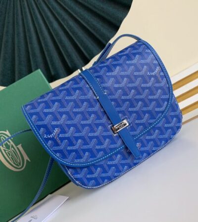 Replica Goyard Belvedere Blue - premium 1:1 fake handbag model