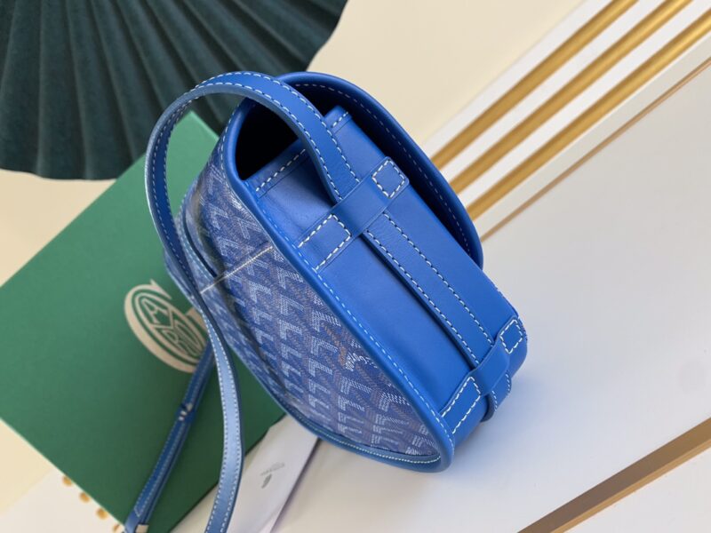 Replica Goyard Belvedere Blue - premium 1:1 fake handbag model
