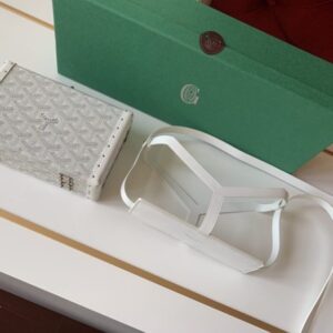 Replica Goyard Minaudière Trunk Bag White - top-rated replica designer bag