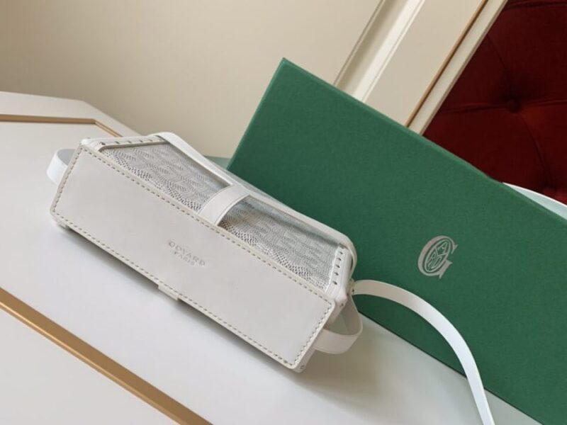 Replica Goyard Minaudière Trunk Bag White - elite superclone designer purse