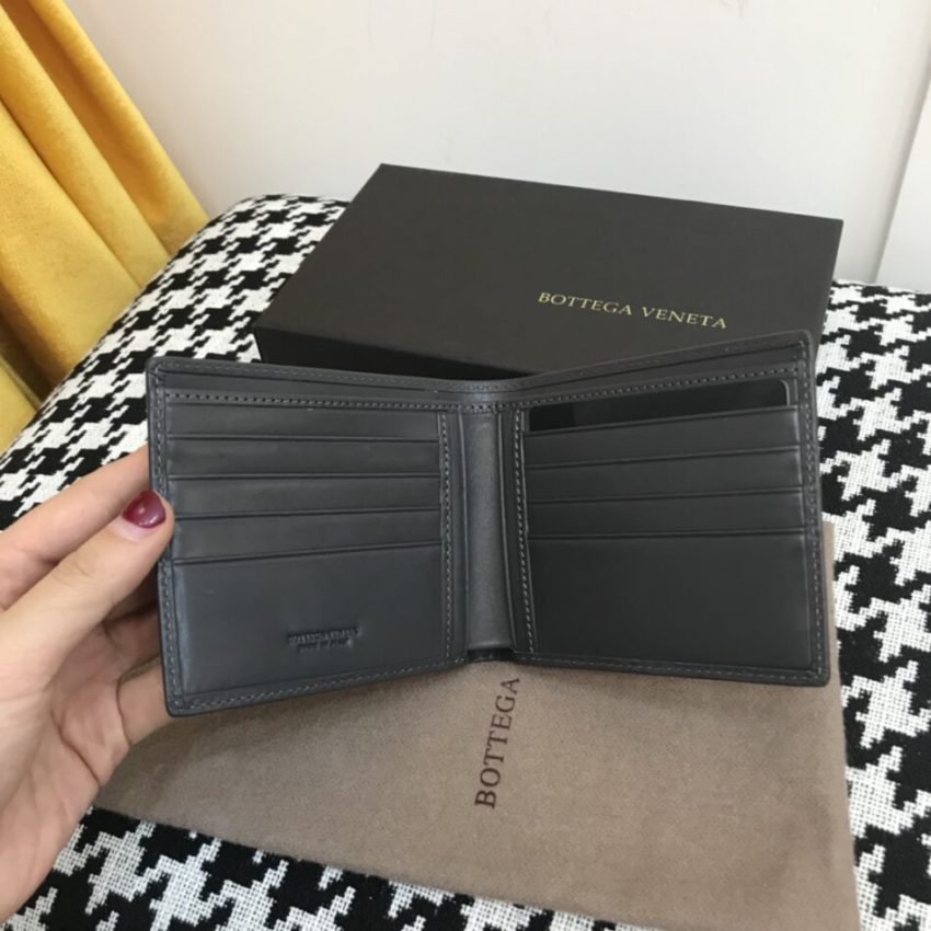 Replica Bottega Veneta Intrecciato Bi-Fold Wallet - authentic-look luxury purse replica