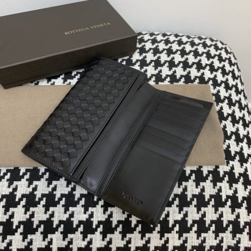 Replica Bottega Veneta Intrecciato Wallet Black - best-selling designer handbag dupe