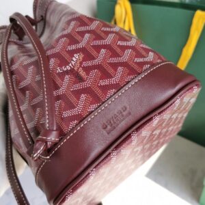 Replica Goyard Pettit Flot Bucket Bordeaux - premium-grade designer purse dupe