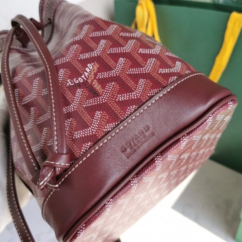 Replica Goyard Pettit Flot Bucket Bordeaux - premium-grade designer purse dupe