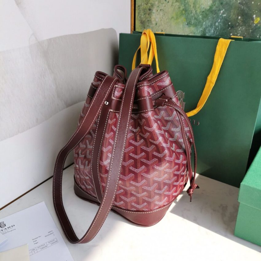 Replica Goyard Pettit Flot Bucket Bordeaux - realistic designer-inspired fake bag