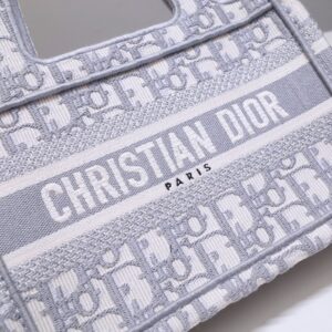 Replica Dior Tote Book Mini CD Grey - premium 1:1 fake handbag model