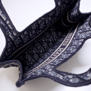 Replica Dior Tote Book Mini CD Black - premium 1:1 fake handbag model