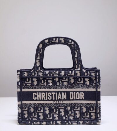 Replica Dior Tote Book Mini CD Black - elite superclone designer purse