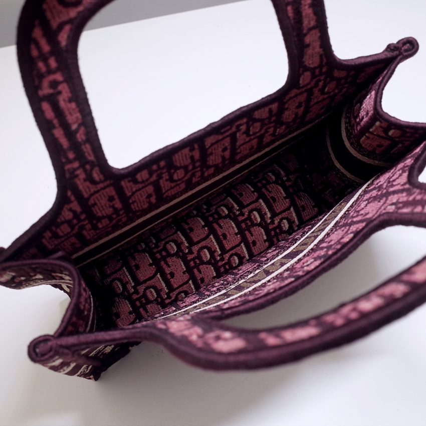 Replica Dior Tote Book Mini CD Red - realistic designer-inspired fake bag