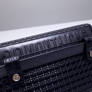 Replica Dior 30 Montaigne Pouch Black - top-rated replica designer bag