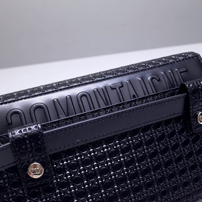Replica Dior 30 Montaigne Pouch Black - top-rated replica designer bag