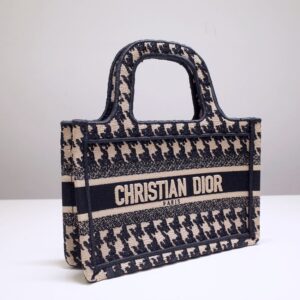 Replica Dior Tote Book Mini Houndstooth - best-selling designer handbag dupe
