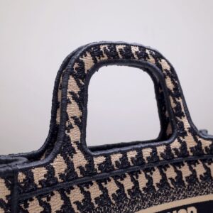 Replica Dior Tote Book Mini Houndstooth - elite superclone designer purse