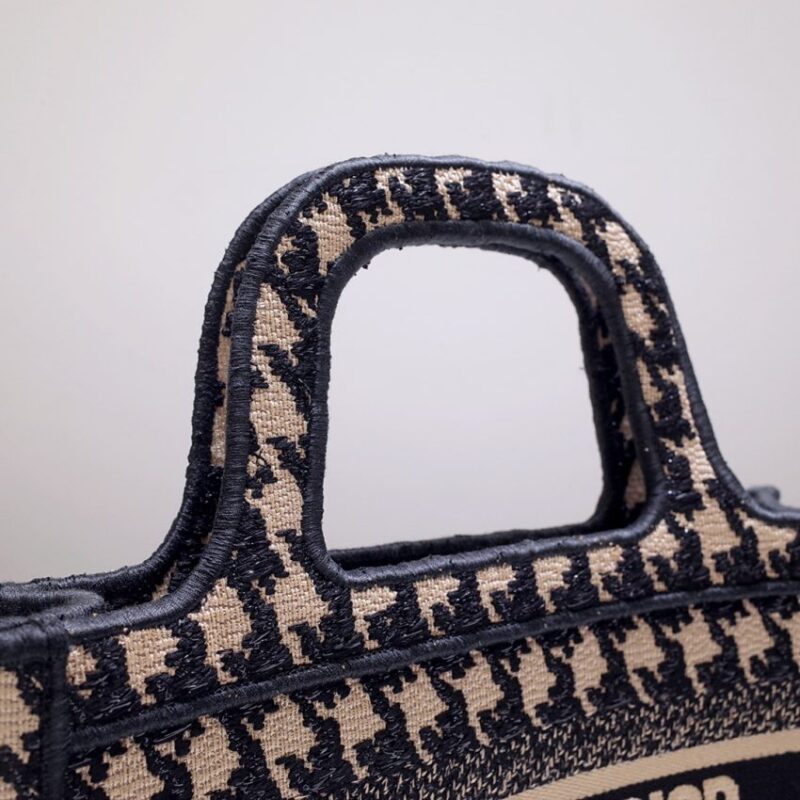 Replica Dior Tote Book Mini Houndstooth - elite superclone designer purse