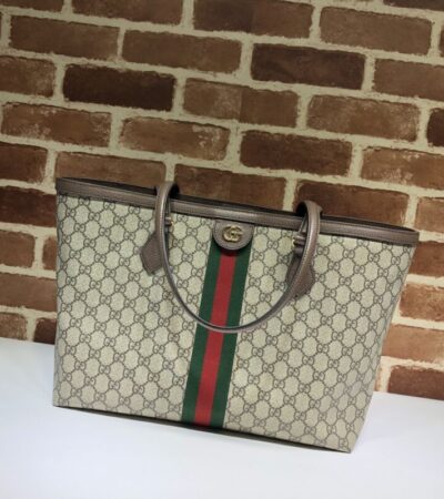 Replica Gucci Ophidia Medium Tote Beige - high-quality designer bag clone