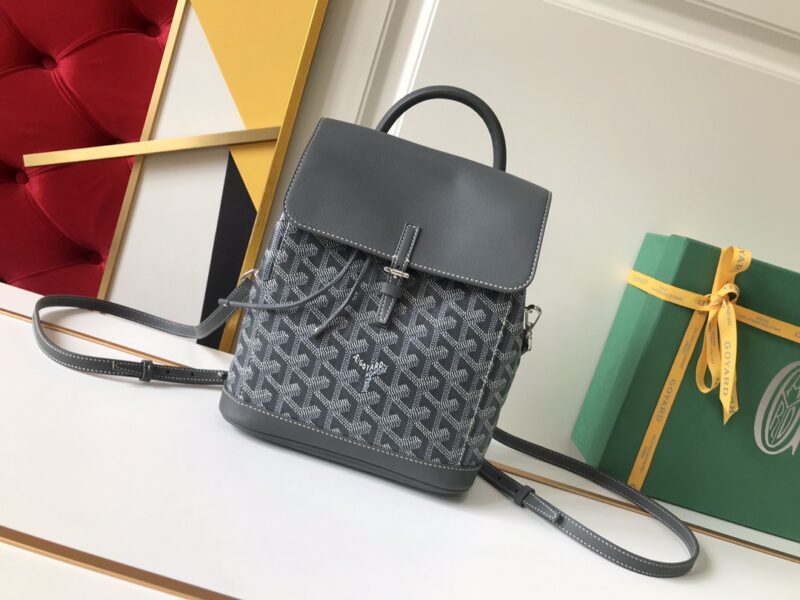 Replica Goyard Alpi Mini Backpack Grey - elite superclone designer purse