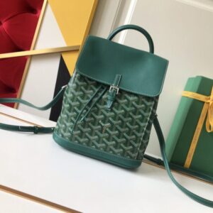 Replica Goyard Alpi Mini Backpack Green - ultra-realistic fake designer tote