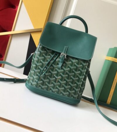 Replica Goyard Alpi Mini Backpack Green - ultra-realistic fake designer tote