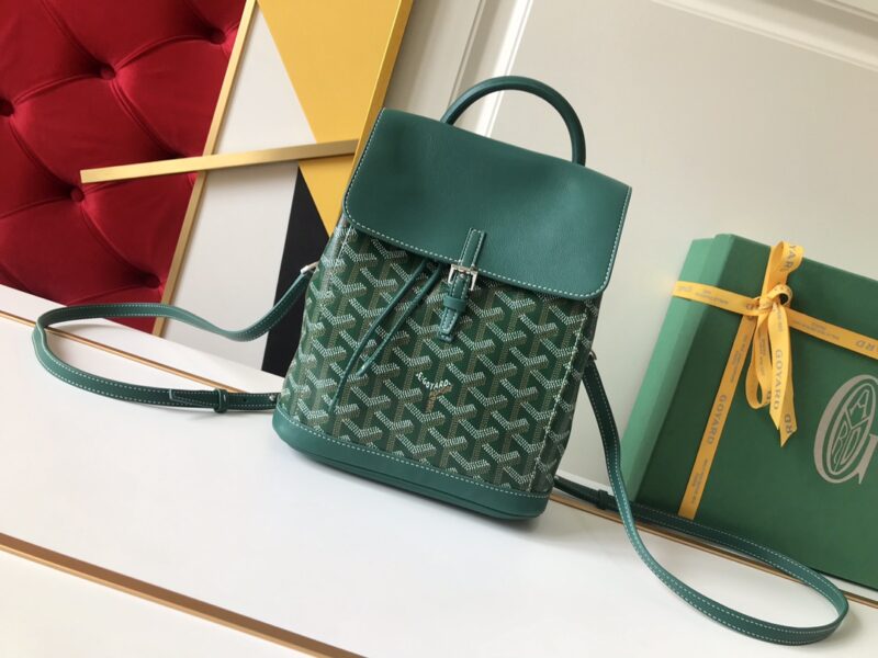 Replica Goyard Alpi Mini Backpack Green - ultra-realistic fake designer tote