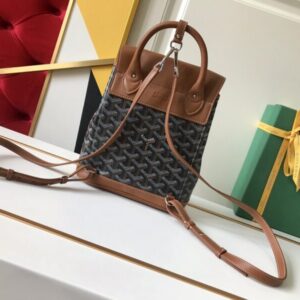 Replica Goyard Alpi Mini Backpack Brown - premium 1:1 fake handbag model