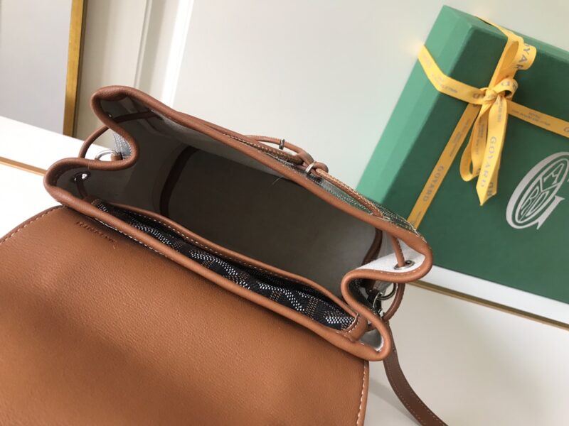 Replica Goyard Alpi Mini Backpack Brown - ultra-realistic fake designer tote