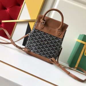 Replica Goyard Alpi Mini Backpack Brown - high-end fake designer purse