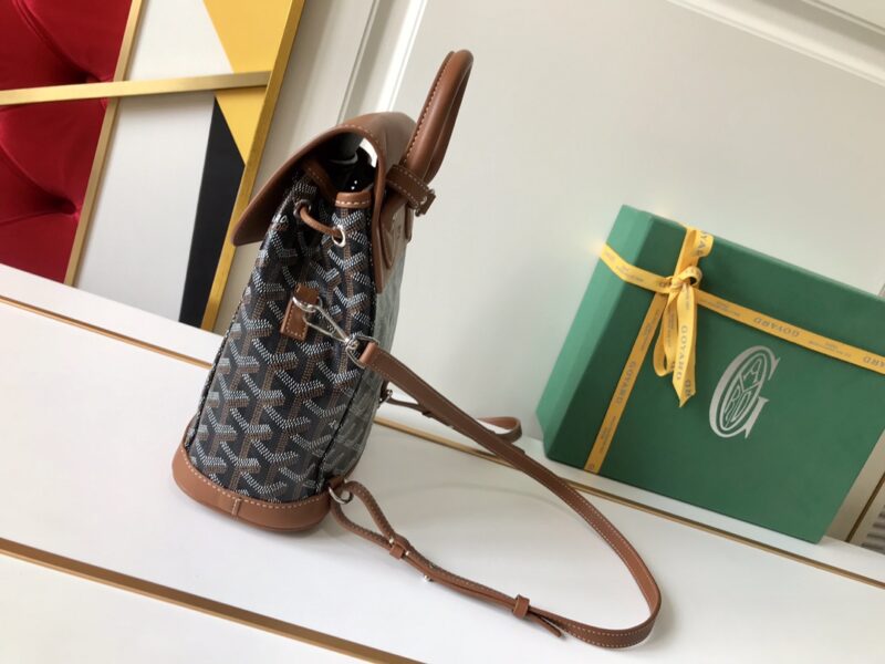 Replica Goyard Alpi Mini Backpack Brown - high-quality designer bag clone