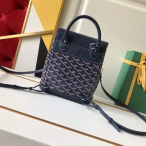 Replica Goyard Alpi Mini Backpack Dark Blue - top-tier luxury replica shoulder bag