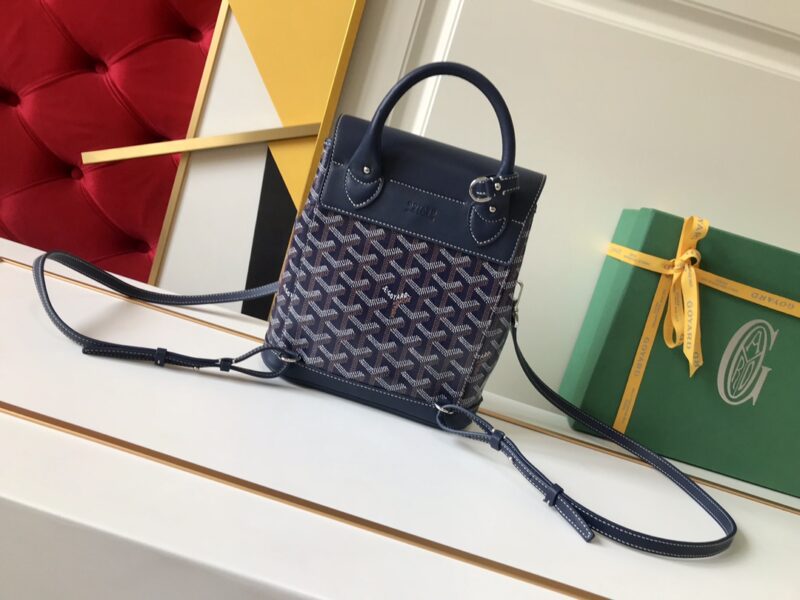 Replica Goyard Alpi Mini Backpack Dark Blue - top-tier luxury replica shoulder bag