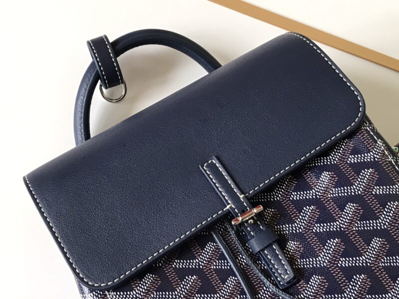 Replica Goyard Alpi Mini Backpack Dark Blue - high-accuracy replica luxury purse