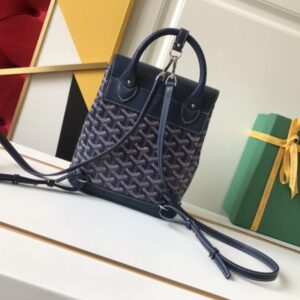 Replica Goyard Alpi Mini Backpack Dark Blue - near-authentic luxury replica handbag