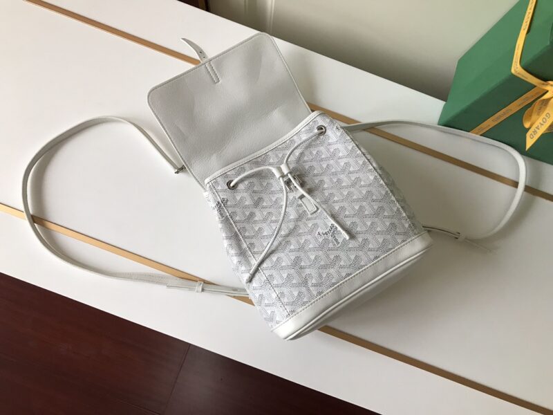 Replica Goyard Alpi Mini Backpack White - premium-grade designer purse dupe