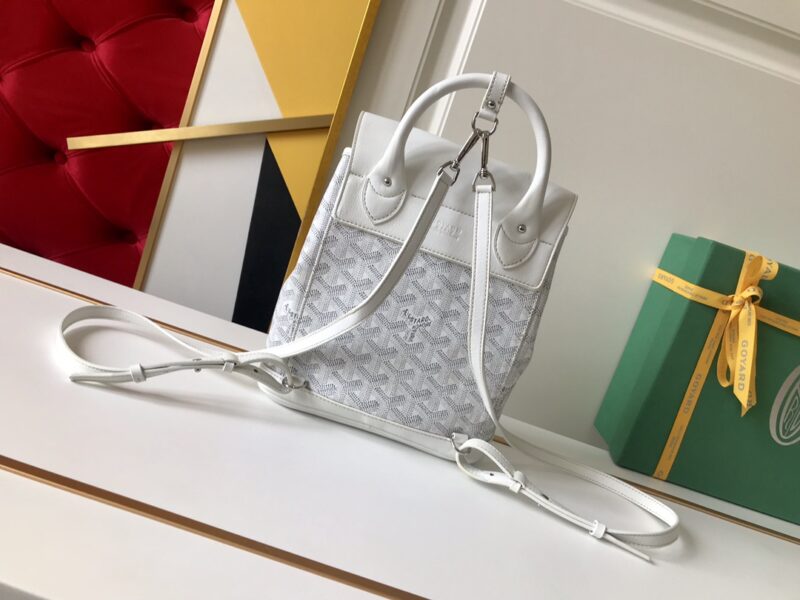 Replica Goyard Alpi Mini Backpack White - ultra-realistic fake designer tote