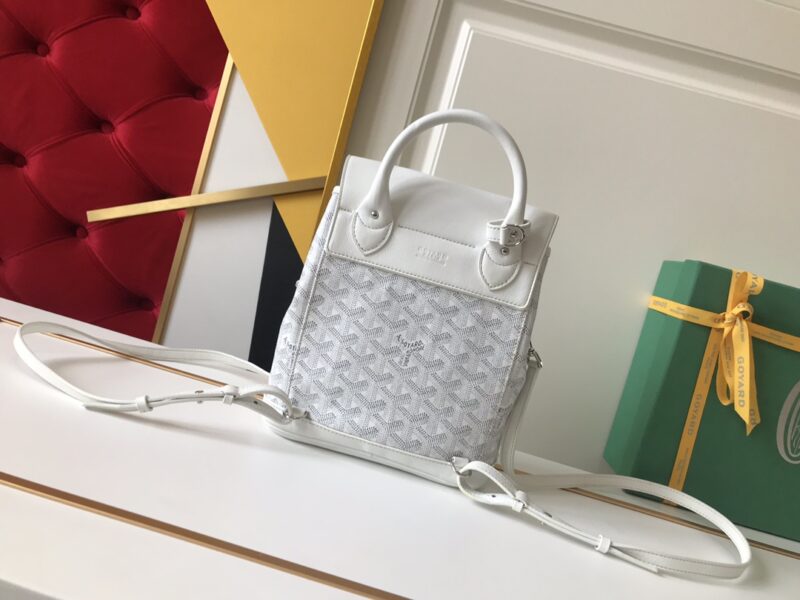 Replica Goyard Alpi Mini Backpack White - high-end fake designer purse