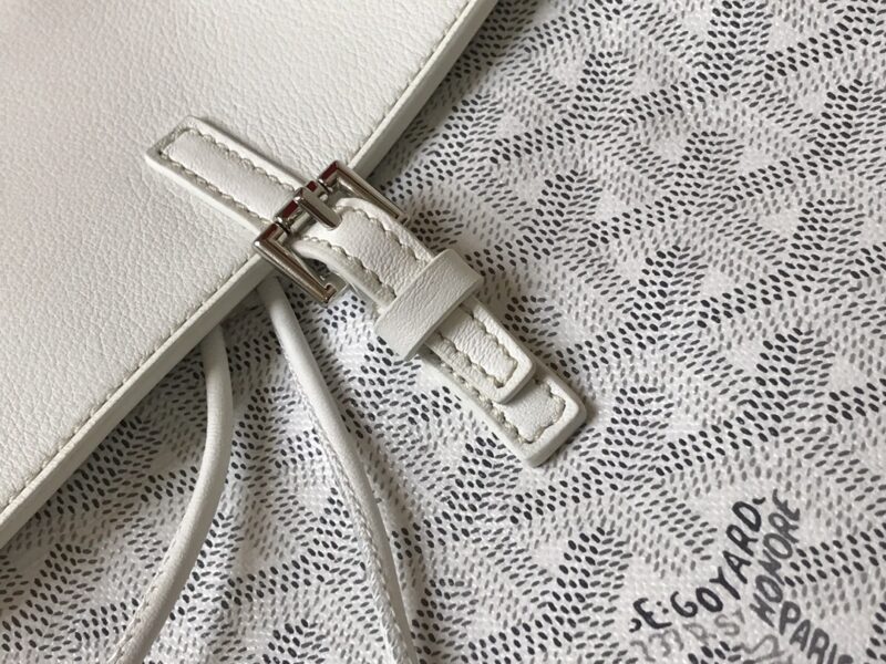 Replica Goyard Alpi Mini Backpack White - authentic-look luxury purse replica