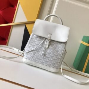 Replica Goyard Alpi Mini Backpack White - near-authentic luxury replica handbag