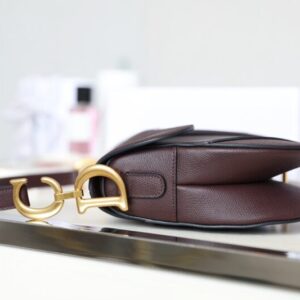 Replica Dior Saddle Bag Bordeaux - high-end fake designer purse