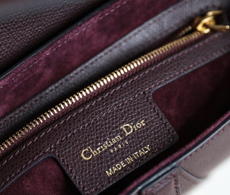 Replica Dior Saddle Bag Bordeaux - top-tier luxury replica shoulder bag