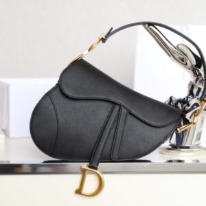 Replica Dior Saddle Bag Black - authentic-look luxury purse replica