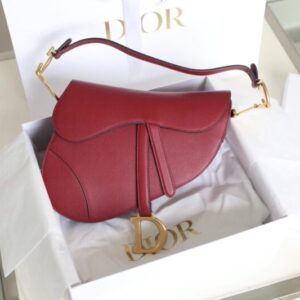 Replica Dior Saddle Bag Red - high-accuracy replica luxury purse