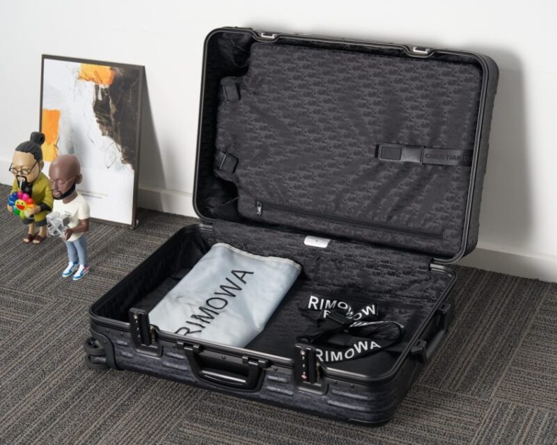 Replica Rimowa & Dior Suitcase Black - premium 1:1 fake handbag model