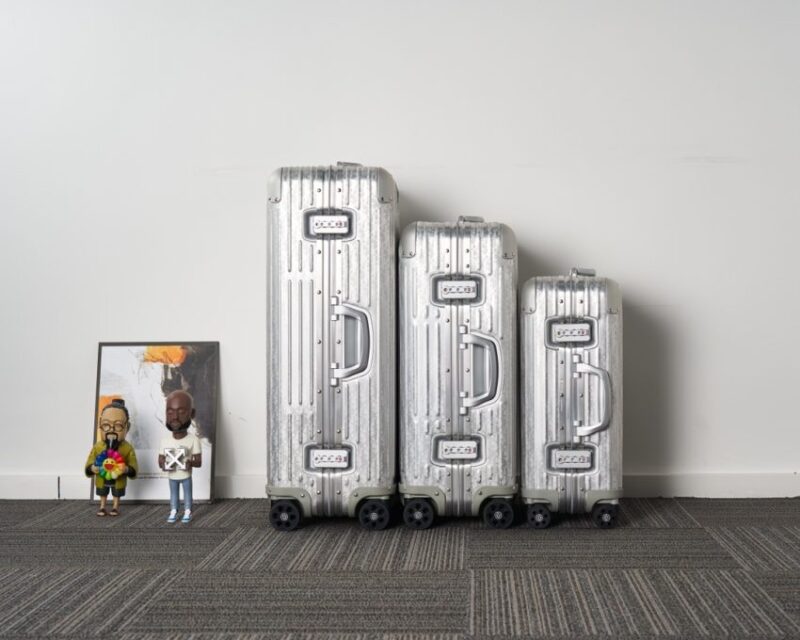 Replica Rimowa & Dior Suitcase Silver - premium-grade designer purse dupe